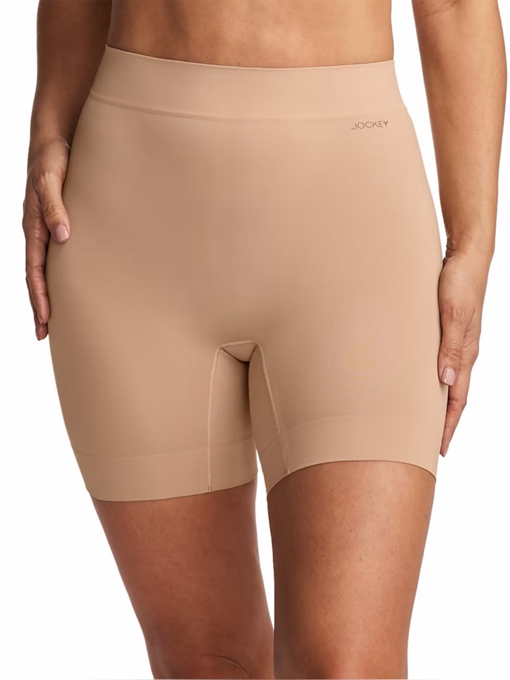 Jockey Thigh Savers Rose Pink Seamless Bike Shorts large Hot Summer essential!